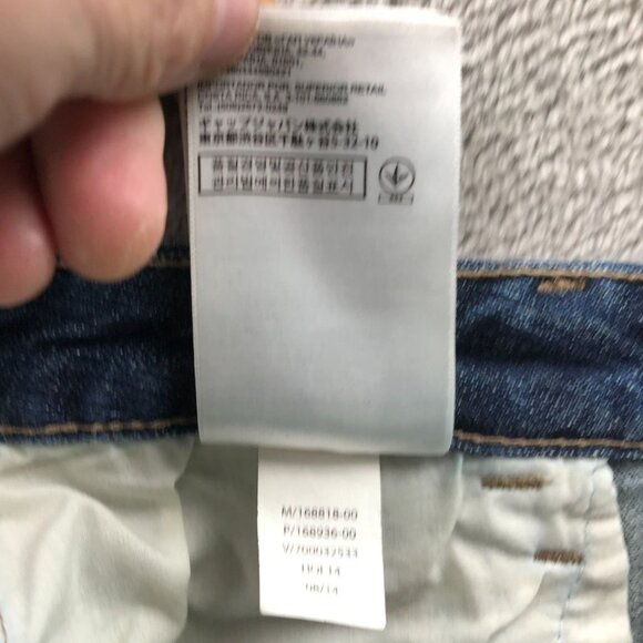 Banana Republic Womens Jeans Size 30/10 Blue Denim Straight Leg Cuffed Cropped - Picture 13 of 16